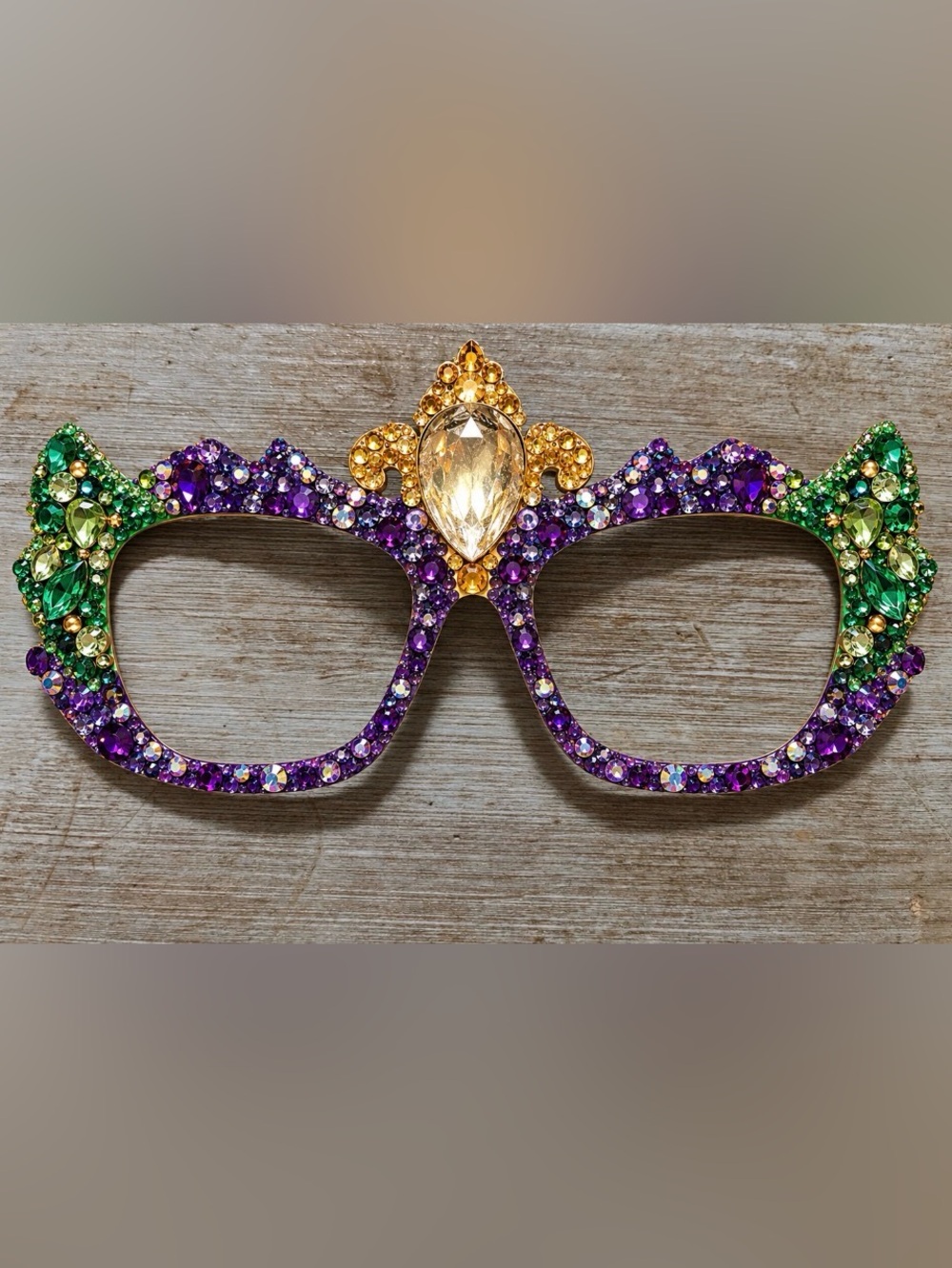 Mardi Gras Pair Toppers